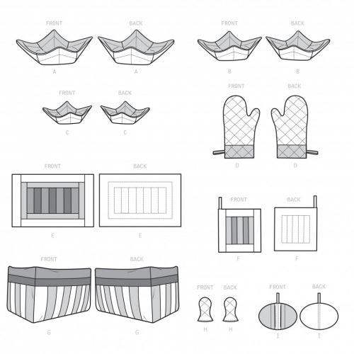 Simplicity Sewing Pattern 9365 OS (One Size) - Intermediate