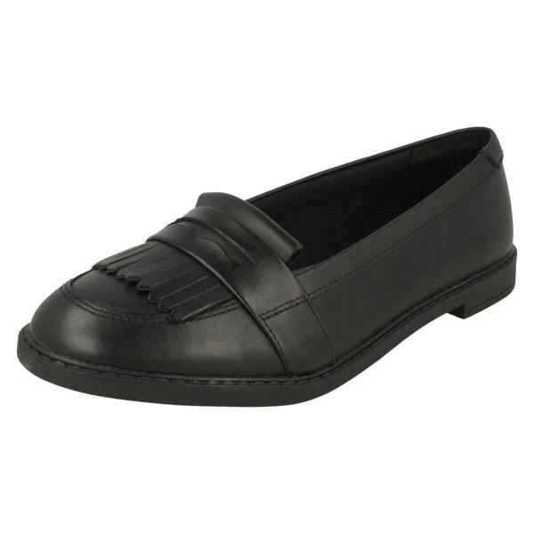 Clarks Girls Clarks School Shoes Scala Bright -  G Fit