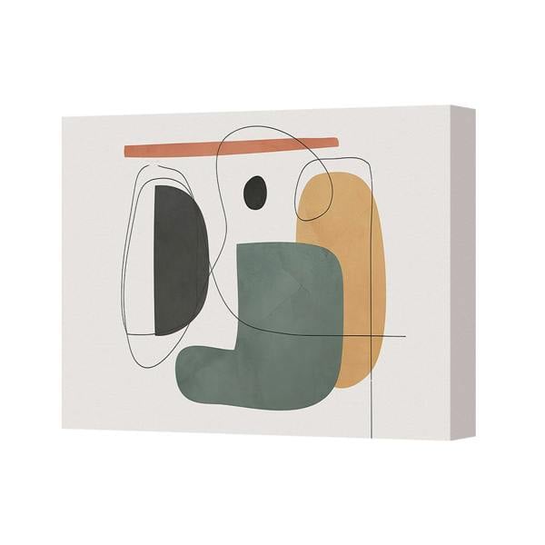 Benjamin Tate Design Abstract Geometric Canvas Art Print Wall Decor Modern Shapes