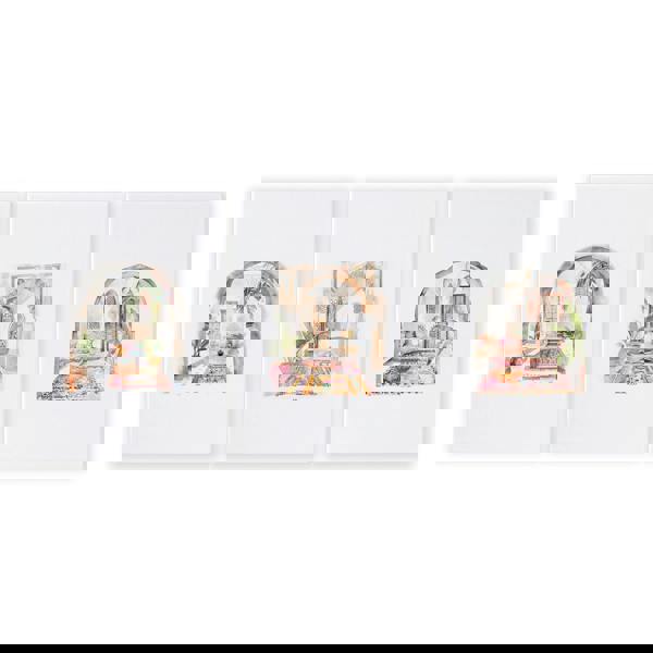 Living Room Paintings | Set of 3 Moroccan Inspired Wall art Prints