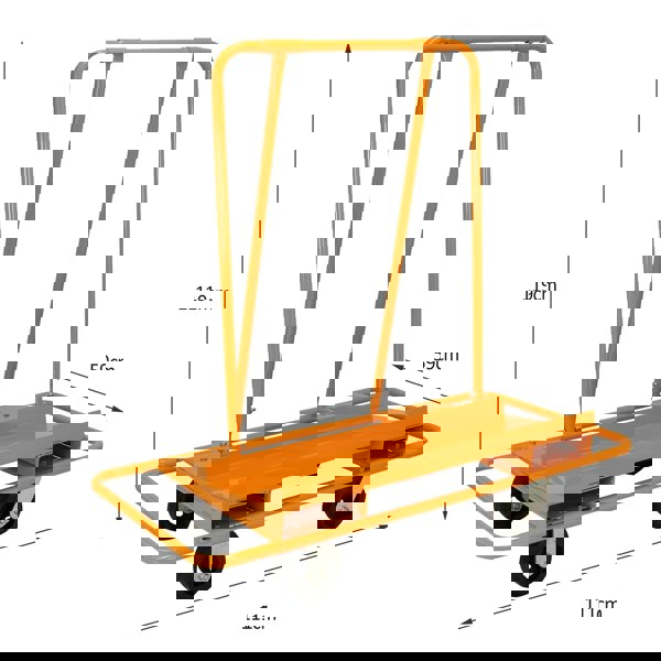 T-mech Drywall Lifter Hoist 11ft & Plaster Board Trolley