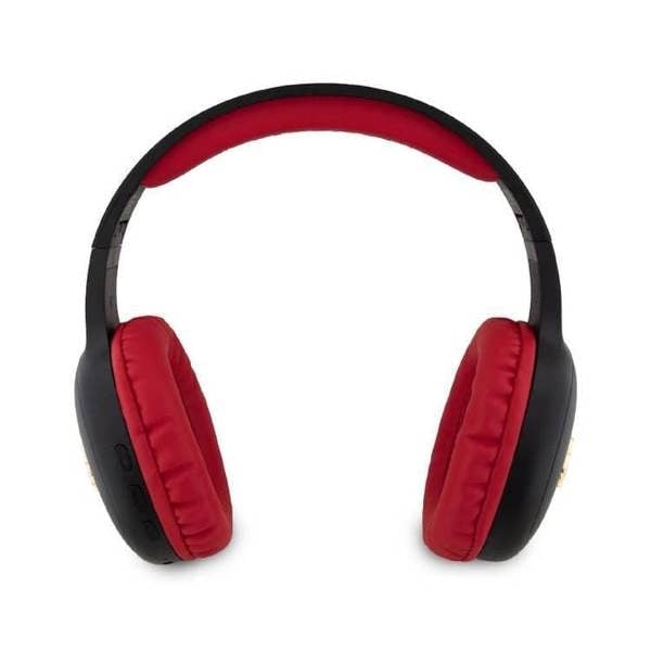 Hello Kitty Metal Logo Oval Shape Bluetooth Headphones Black - HKBHA1BKHLMK