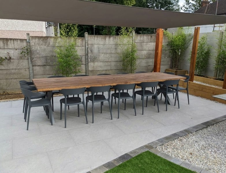 The Bespoke Carpentry Co Reclaimed Outdoor Dining Table (2")