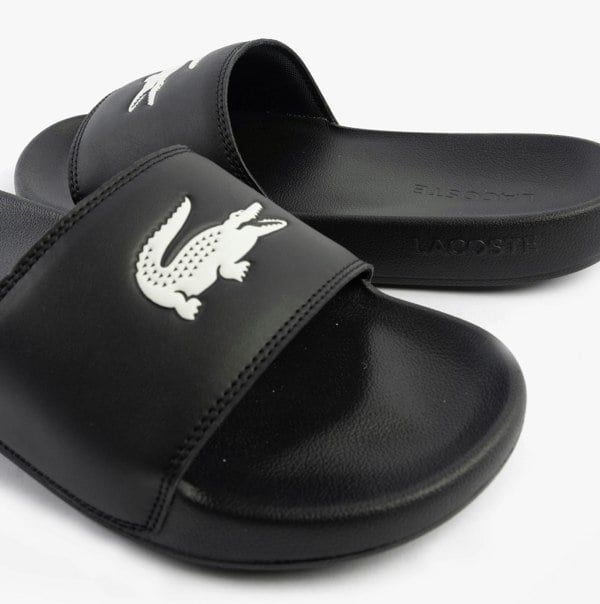 Lacoste SERVE SLIDE 0.0 Mens Slides Black/White