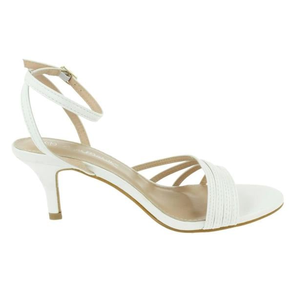 Anne Michelle Ladies Anne Michelle Mid Heel Wide Fit Party Sandals F12112