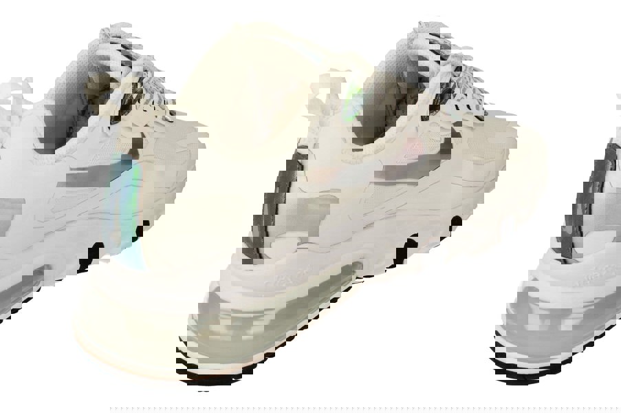 Nike Air Max 270 React Mens Cz7376  100 - White Metallic Silver Black 100 - Photo 2