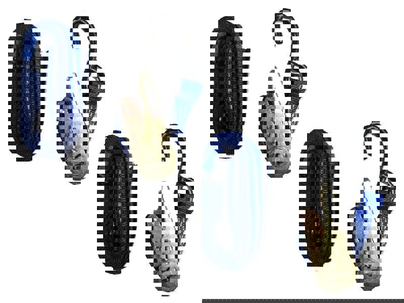 Ratchet Tie Down Straps 25MM 0.8T 5M X2 (Heavy Duty Cargo Lashing Ton S Hook)