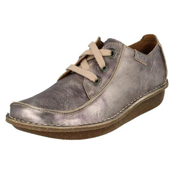 Clarks Ladies Clarks Comfortable Lace Up Flats Funny Dream