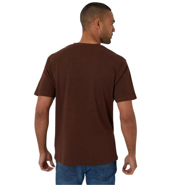 Threadbare Mens Havana T-Shirt - Chestnut - 
