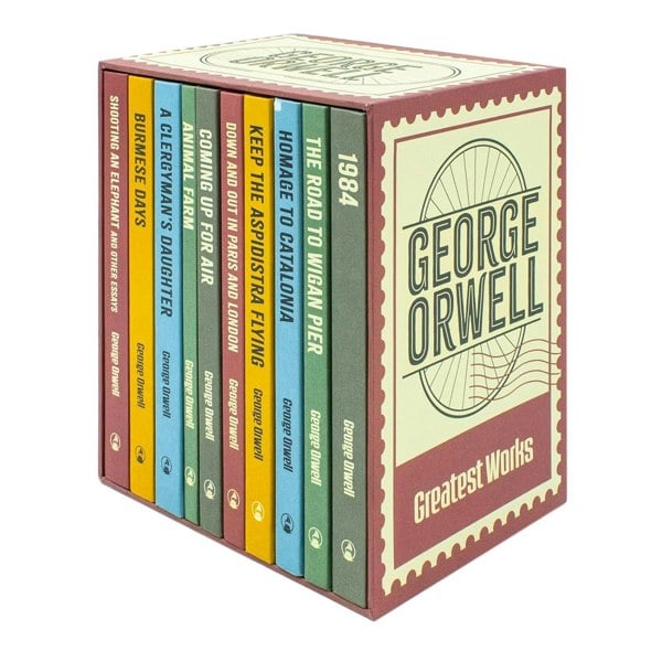 The Greatest Works Of George Orwell 10 Books Hardback Collection