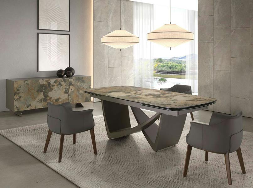 Angel Cerdá Metallic Taupe Wood Sideboard 3270