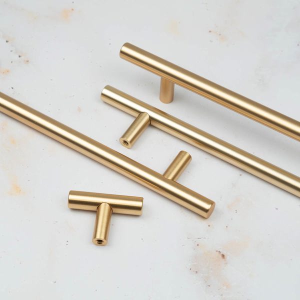 Handle & Home Brass T-Bar Handles