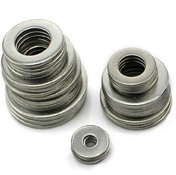 Fixaball Metric Washers Stainless Steel A2 304 Flat Form A DIN 125 M2 - M30