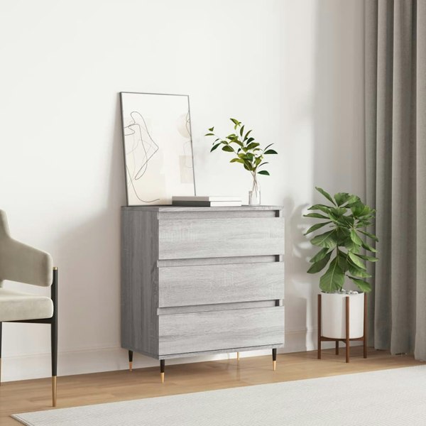 Berkfield Sideboard Grey Sonoma 60x35x70 cm Engineered Wood