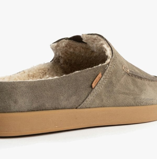 TOMS ALONSO MULE Mens Slippers Faux Shearling Lined Mule Olive