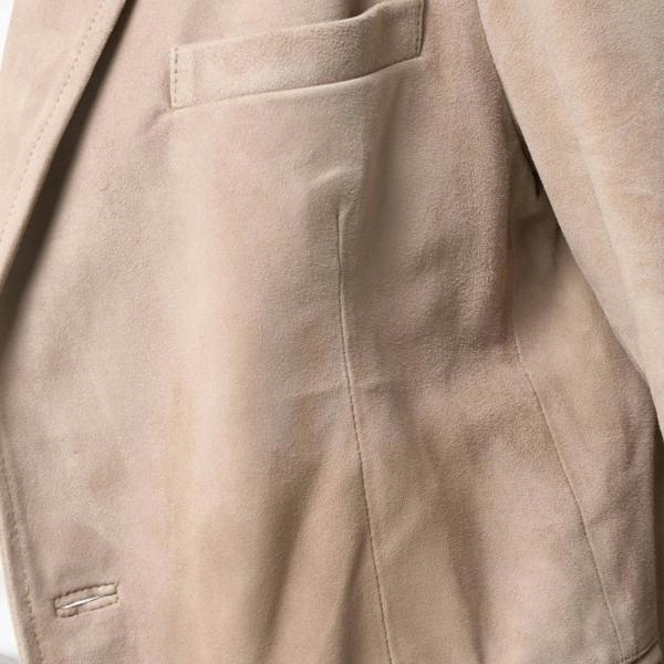 Barneys Originals Women's Real Suede Blazer in Beige