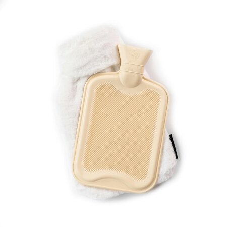 CosyPanda Silky Soft White Hot Water Bottle