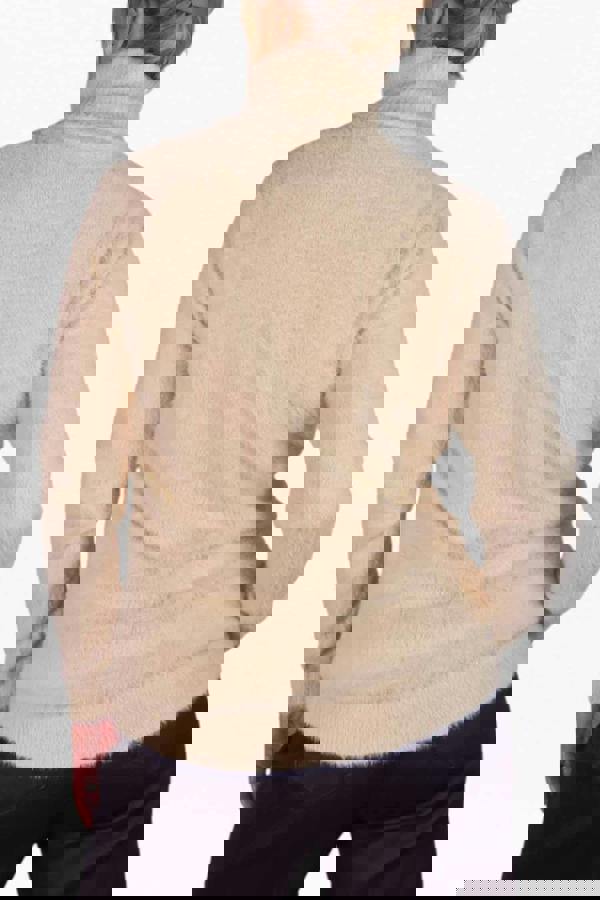 Paulo Due Women's Long Sleeve Roll Neck Jumper Fluffy Knit