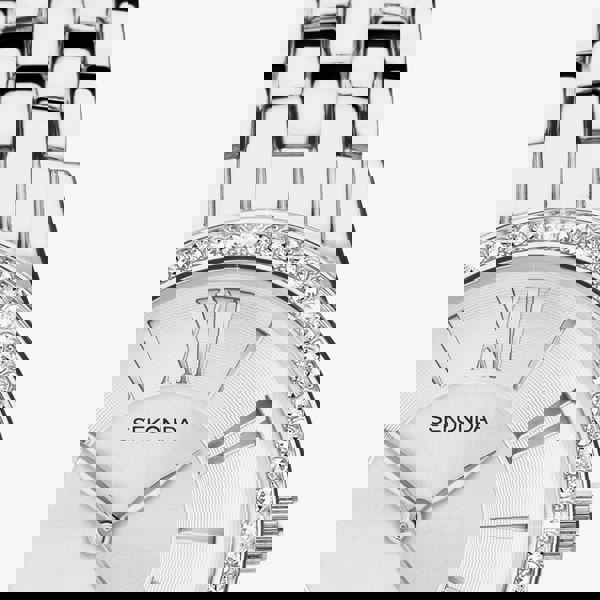 Sekonda Dress Charlotte Silver Stone Set Watch 40348