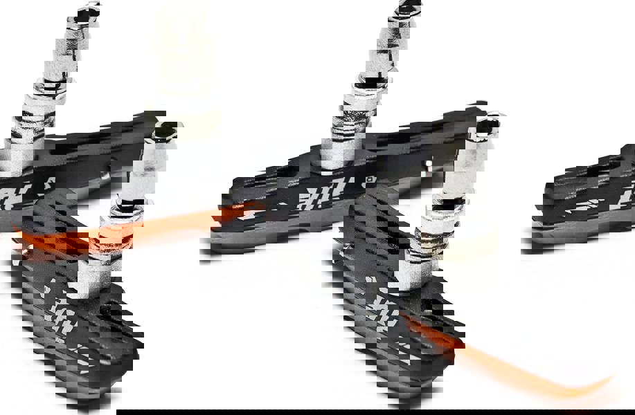 Awe Two Tone Contour Design 72mm Brake Pads Grey/Orange