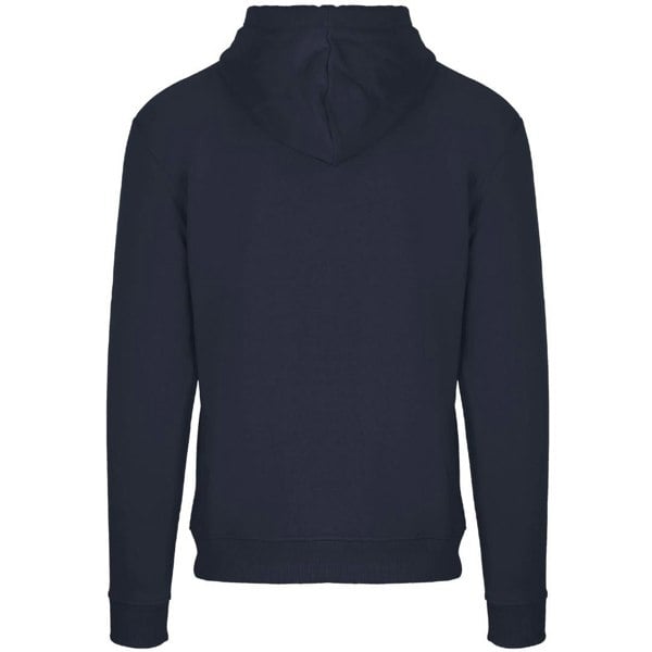 Aquascutum Aldis Emblem Logo Hoodie - Navy Blue