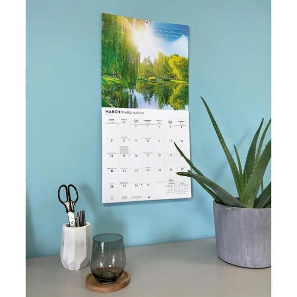 Tranquility Calendar 2027, Wall Calendars, Month To View, Lifestyle, Gift