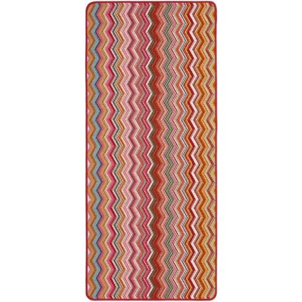 The Rugs Candy Washable Indoor Mat: Stylish Chevron Design