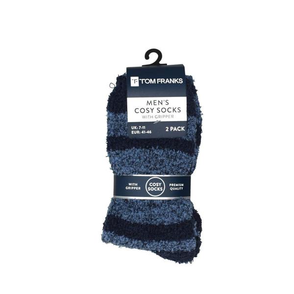 Tom Franks Mens Tom Franks Warm Soft Cosy Socks With Gripper SK882