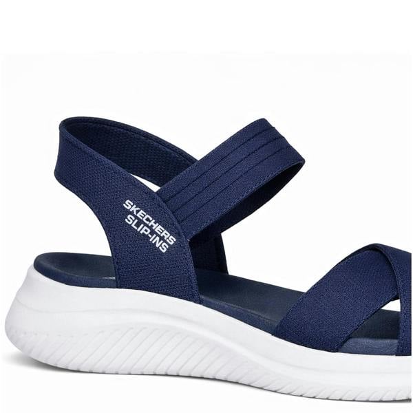 Skechers ULTRA FLEX 3.0 Ankle Strap Sandals in Navy