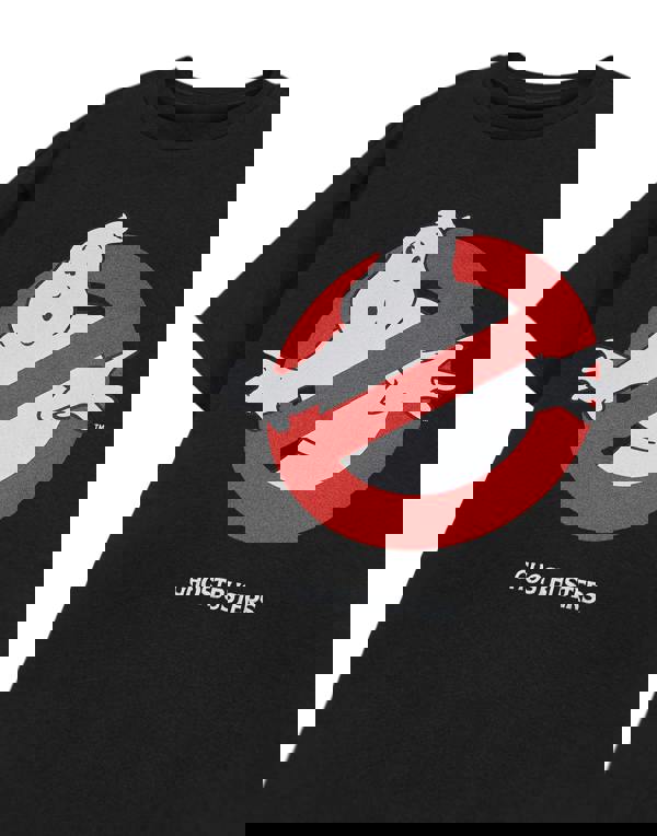 Ghostbusters Unisex Black Classic Logo Short Sleeved T-Shirt