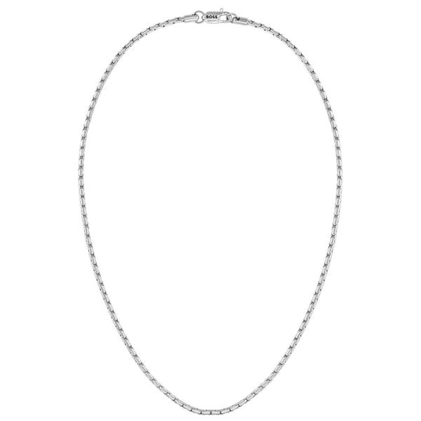 Boss Evan Stainless Steel Necklace - Silver - 