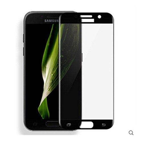 Samsung Galaxy A7 2017 Protector, Tempered Glass Protective Films Invisible Transparent Clear Protection Display Shield - (Pack of 2)