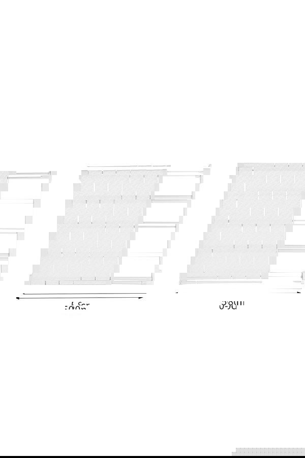 Living and Home Adjust Closet Cupboard Wardrobe Storage Organizer Shelf Extendable Divider Rack