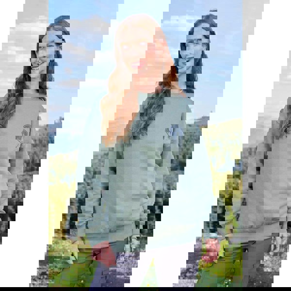 Mountain Warehouse Women's Text Relaxed Fit Jumper - Light Khaki