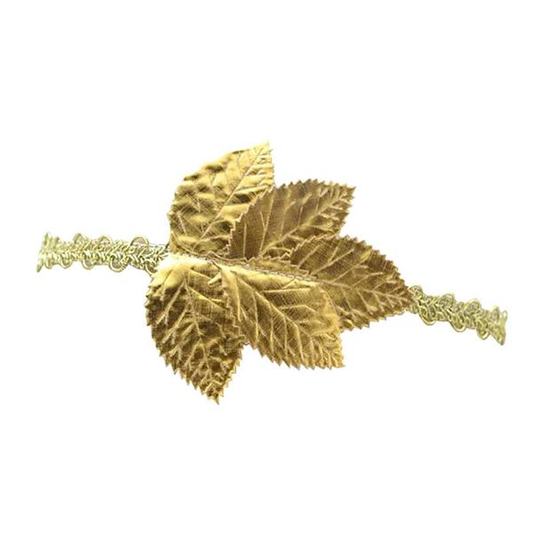 Bristol Novelty Unisex Adults Leaf Headband - Gold - 