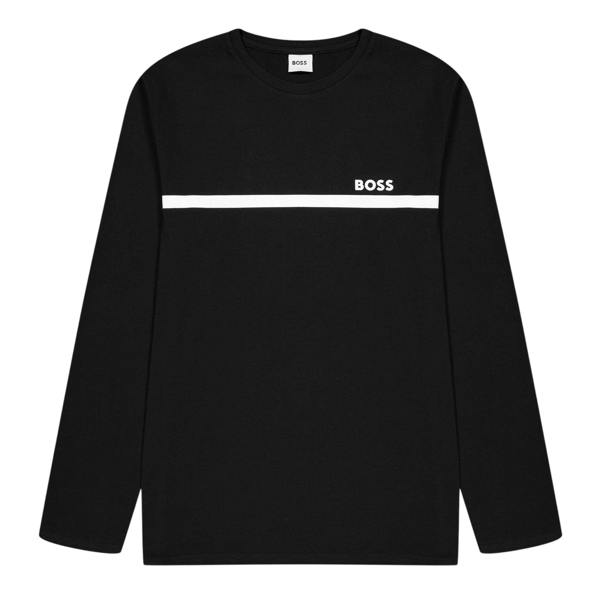 Boss Childrens/Kids Logo Long-Sleeved T-Shirt - White - 