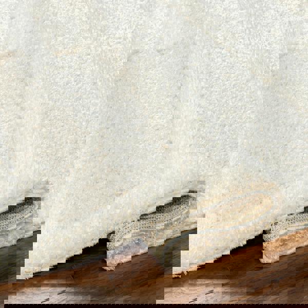 Livabliss Rodos-Modern Beige White Soft Plush Pile Rug