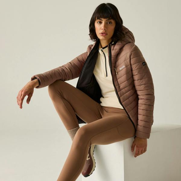 Regatta Womens/Ladies Lighthouse Lightweight Padded Jacket - Mocha - 