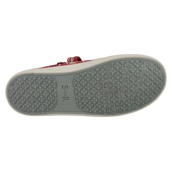 Start-rite Girls Startrite Floral Detailed Mary Jane Canvas Shoes Busy Lizzy