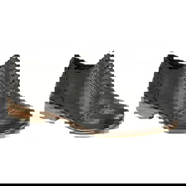 Cipriata Womens/Ladies Brogue Oxford Lace Up Leather Shoes - Black