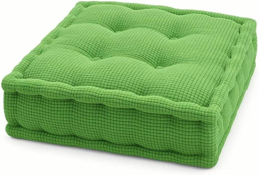 Night Zone Square Fleece Booster Seat Pad 10cm Thick – Soft Chair Cushion for Extra Height