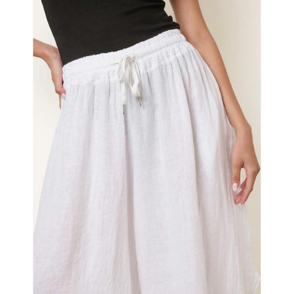 Blue Vanilla Extreme Wide Leg Linen Trousers