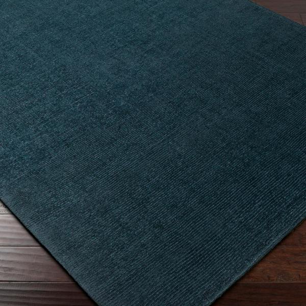 Livabliss Mystique-Hand Loomed Blue Wool Modern Rug
