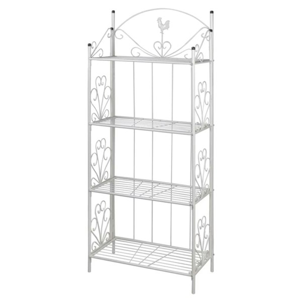 Berkfield Plant Rack Square White