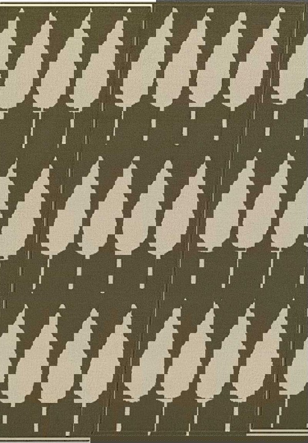 Adventures Kids Green Rug – Lovely Leaves