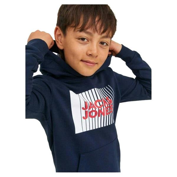 Jack And Jones Boys Play Hoodie - Navy Blazer - 