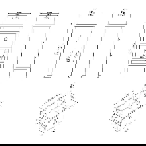 Furniture To Go Madrid Bedside Table 2 drawers in White