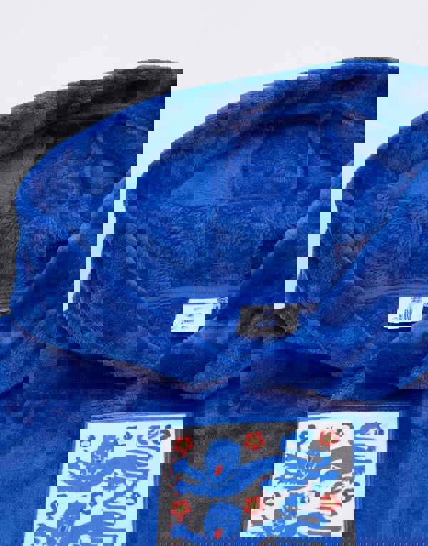 England Mens Blue Logo Blanket Hoodie (One Size)