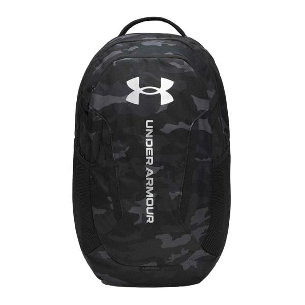 Under Armour Hustle 6.0 Camo Sport Backpack - Black/Silver - 