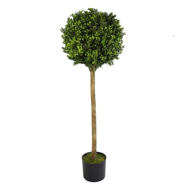 Leaf 120cm (4ft) Artificial Boxwood Buxus Ball Topiary Tree